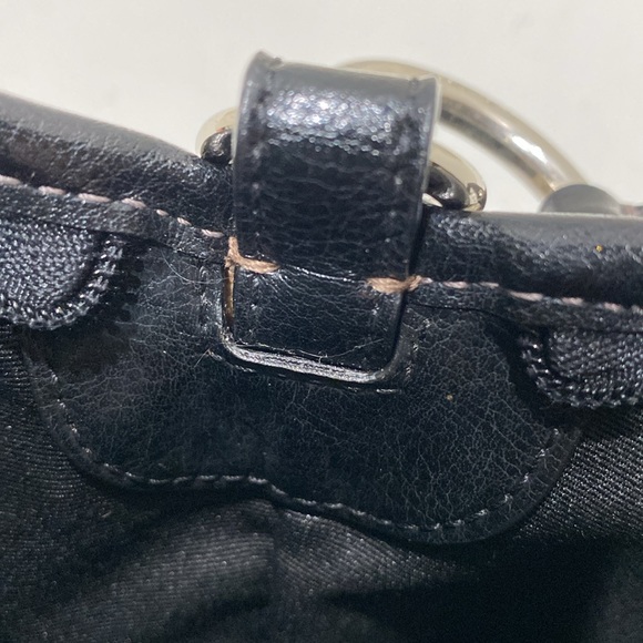 COACH (#F19816) “Peyton” Grey/ Black Logo Signature Coated Canvas Tote Bag - Picture 11 of 15